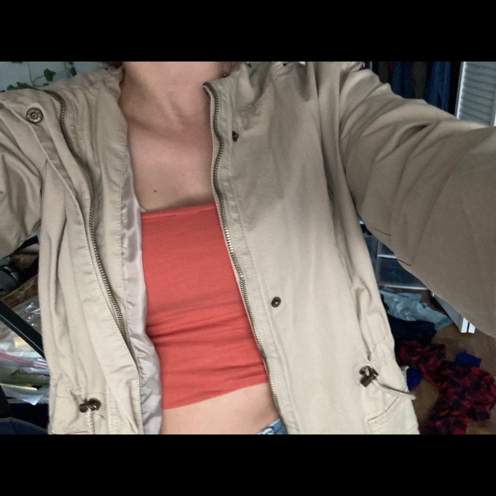 Orange tube top